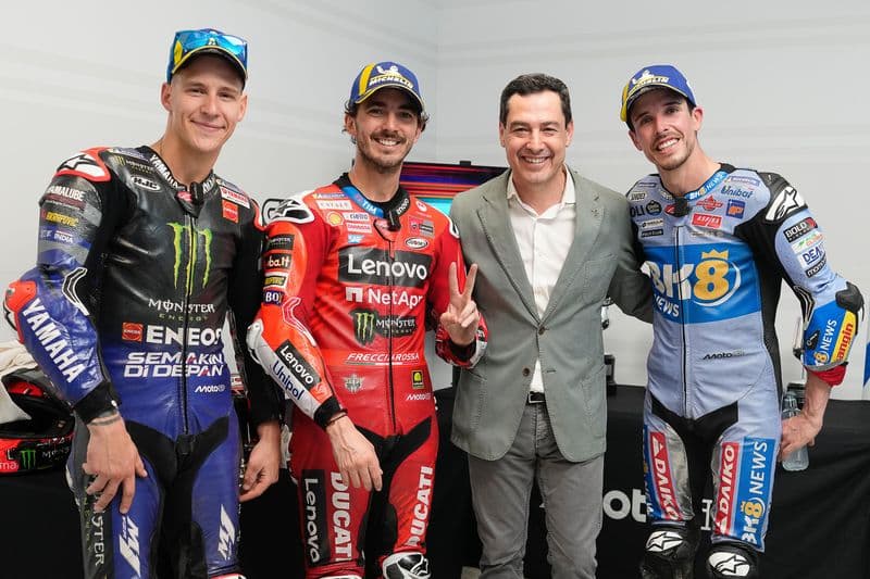 El presidente de la Junta, Juanma Moreno, ha anunciado que Jerez seguirá acogiendo el Gran Premio de España de Motociclismo hasta el año 2031 gracias al acuerdo al que se ha llegado con Dorna Sports, 