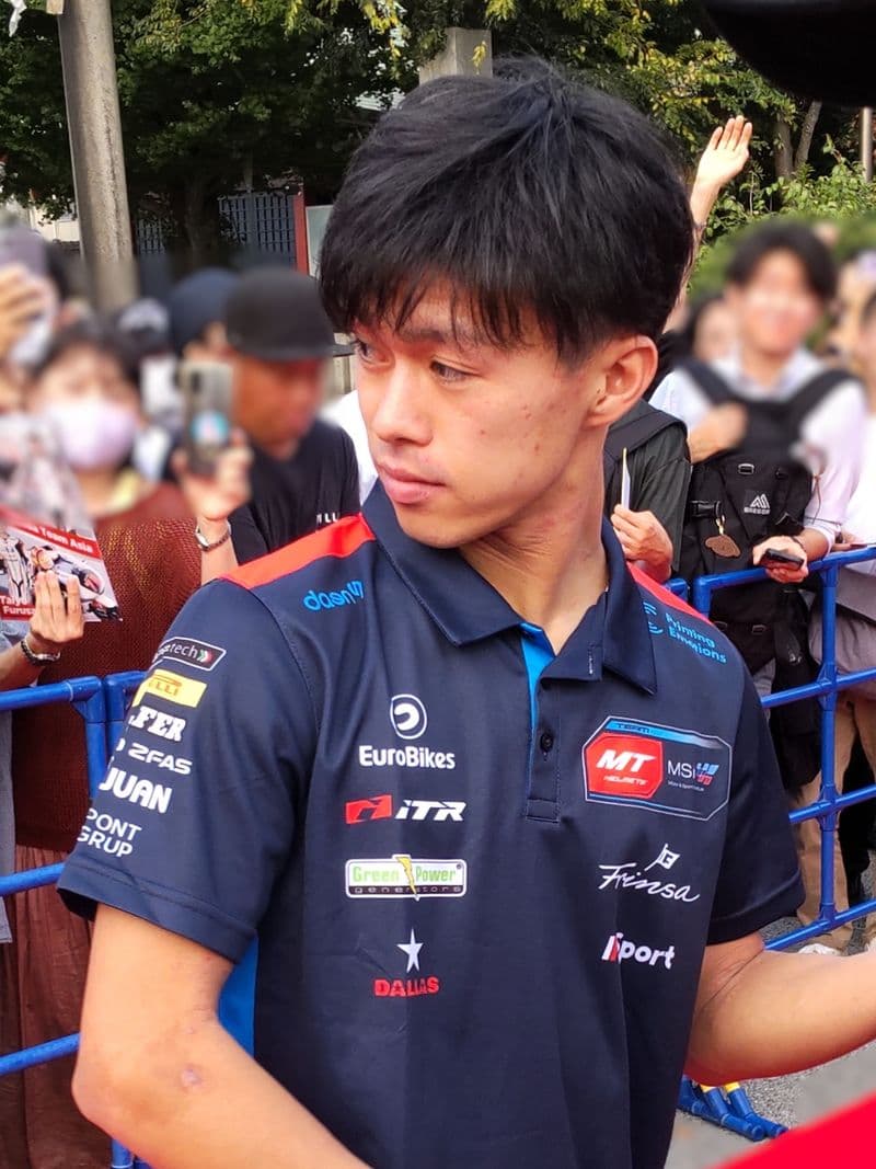 Ai Ogura, Road Racing World Championship Moto2 rider at "MotoGP in Tokyo".