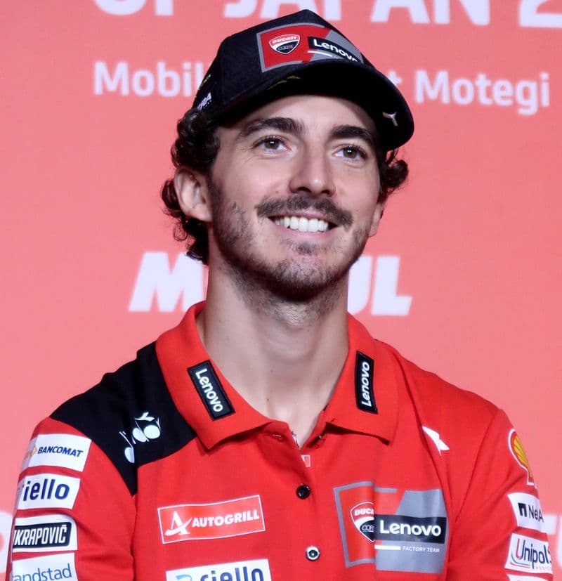 Francesco 'Pecco' Bagnaia at the 2023 Japanese motorcycle Grand Prix